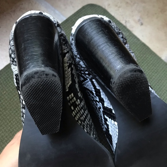 Jeffrey Campbell Snakeskin Booties - Picture 6 of 6